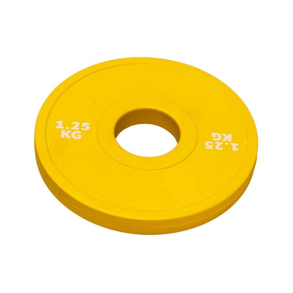 Disco Fracionário 1.25kg em Borracha | Pesos Livres